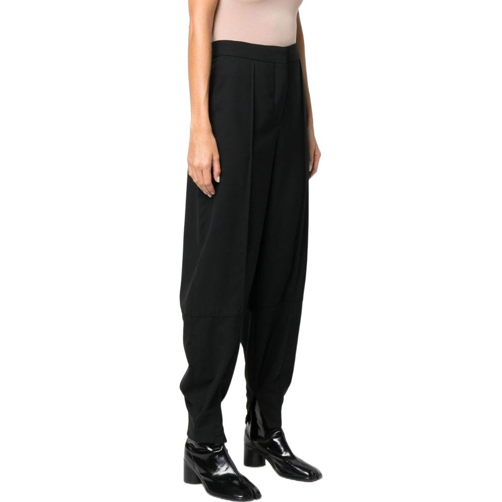 Purchase (W) LOEWE FW22 高腰錐形褲 女裝 黑色 S540Y04XC4-1100