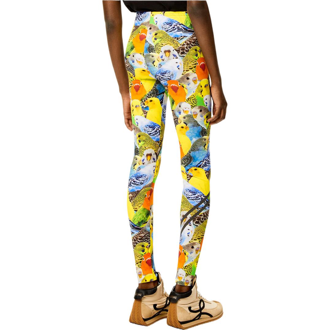 Shop (W) LOEWE FW22 Parrot Print Legging Slim Fit Wanita - Pelbagai Warna S359Y27X23-9127