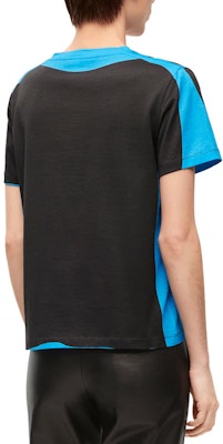 (W) LOEWE FW23 黑色拼接圖案印花短袖T恤 S359Y22X45-1105 Purchase (W) LOEWE FW23 黑色拼接圖案印花短袖T恤 S359Y22X45-1105