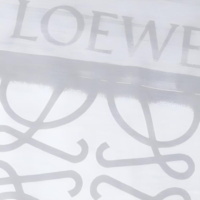 (Women) LOEWE FW23 Graphic Logo Print White Relaxed Fit Short Sleeve T-Shirt. S359Y22X44-2116 Sizing (Women) LOEWE FW23 Graphic Logo Print White Relaxed Fit Short Sleeve T-Shirt. S359Y22X44-2116