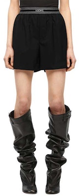 (Women) LOEWE FW23 Solid High-Waisted Loose Fit Casual Shorts Black. S359Y04XBJ-1100 Lookbook (Women) LOEWE FW23 Solid High-Waisted Loose Fit Casual Shorts Black. S359Y04XBJ-1100
