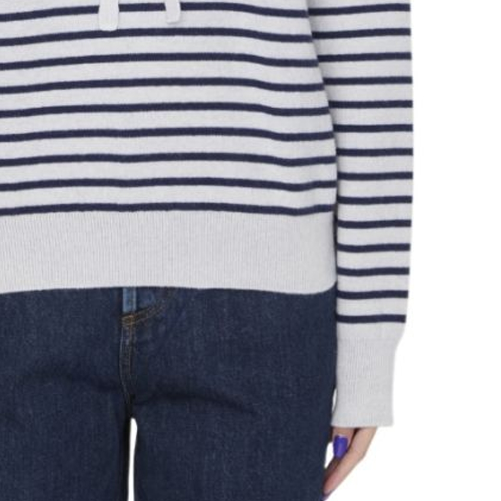 Sizing (Women) LOEWE FW23  Striped Hoodie Long Sleeve Pullover. S359Y14KET-5114