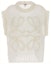 Order (W) LOEWE FW23 Chaleco Casual Blanco sin Mangas con Bordado Gráfico. S359Y14KD9-1950