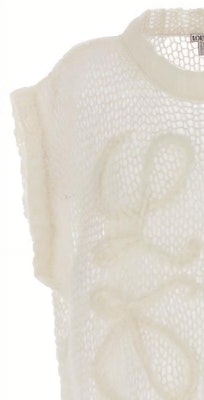 (Women) LOEWE FW23 White Graphic Embroidered Sleeveless Casual Vest. S359Y14KD9-1950 Sizing (Women) LOEWE FW23 White Graphic Embroidered Sleeveless Casual Vest. S359Y14KD9-1950