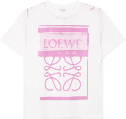 (W) LOEWE FW23 Baju-T Putih Oversized Cetak Grafik Logo. S359Y22X44-6071 Buy (W) LOEWE FW23 Baju-T Putih Oversized Cetak Grafik Logo. S359Y22X44-6071