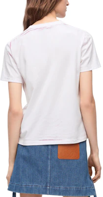 (W) LOEWE FW23 Baju-T Putih Oversized Cetak Grafik Logo. S359Y22X44-6071 Purchase (W) LOEWE FW23 Baju-T Putih Oversized Cetak Grafik Logo. S359Y22X44-6071