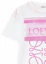 Details for (W) LOEWE FW23 Baju-T Putih Oversized Cetak Grafik Logo. S359Y22X44-6071