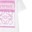 Cheap (W) LOEWE FW23 Baju-T Putih Oversized Cetak Grafik Logo. S359Y22X44-6071