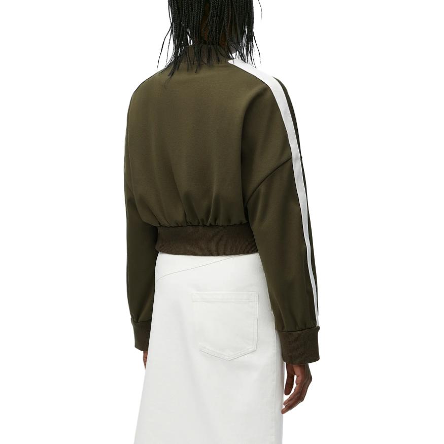 Purchase (W) 로에베 FW24 로고 자수 숏 롱슬리브 자켓 - 티 글레이즈. S359Y02XC2-8967