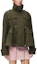 Shop (Women) LOEWE FW24 Single-Breasted Long Sleeve Parka in Tea Glaze. S359Y02XBZ-8967