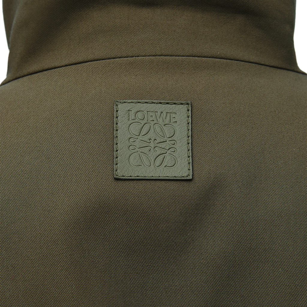 Details for (W) LOEWE FW24 Jaket Parka Lengan Panjang Single-Breasted Warna Tea Glaze. S359Y02XBZ-8967