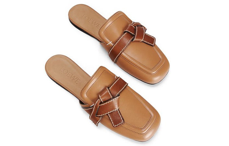 (W) LOEWE Gate Flat Mule 'Light Brown' 圖 2