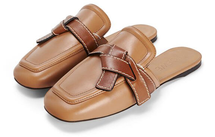 (W) LOEWE Gate Flat Mule 'Light Brown' 圖 3