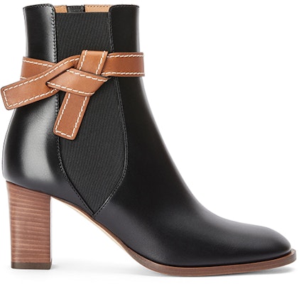 (Women) LOEWE Gate High Heels 'Black' 'Simplified Casual Block Heel Leather' L815286X05-1329 Order (Women) LOEWE Gate High Heels 'Black' 'Simplified Casual Block Heel Leather' L815286X05-1329