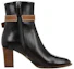 Shop (Women) LOEWE Gate High Heels 'Black' 'Simplified Casual Block Heel Leather' L815286X05-1329