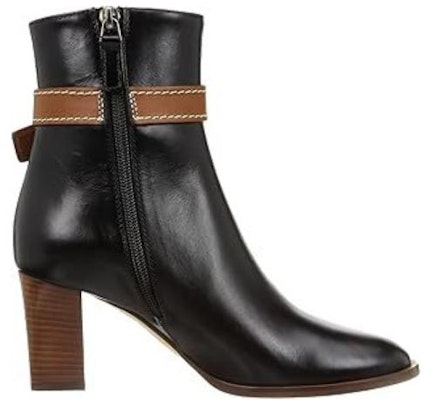 (Women) LOEWE Gate High Heels 'Black' 'Simplified Casual Block Heel Leather' L815286X05-1329 Shop (Women) LOEWE Gate High Heels 'Black' 'Simplified Casual Block Heel Leather' L815286X05-1329