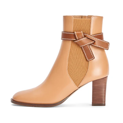(W) LOEWE Gate Mid-Top 'Brown Leather Boot'