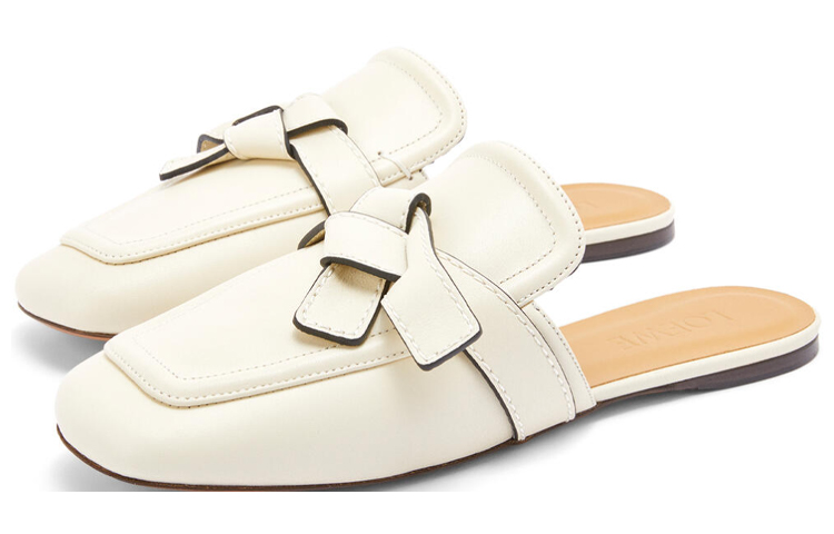 (W) LOEWE Gate Mules 'White' 圖 4