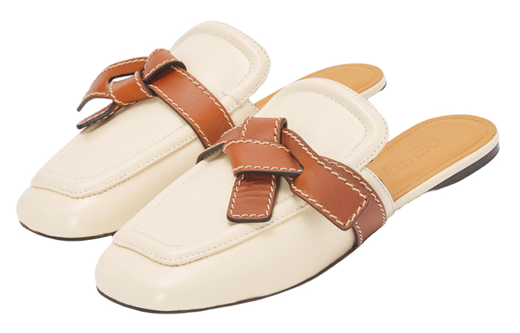 (W) LOEWE Gate Slides 'White Knot Detail' 圖 3
