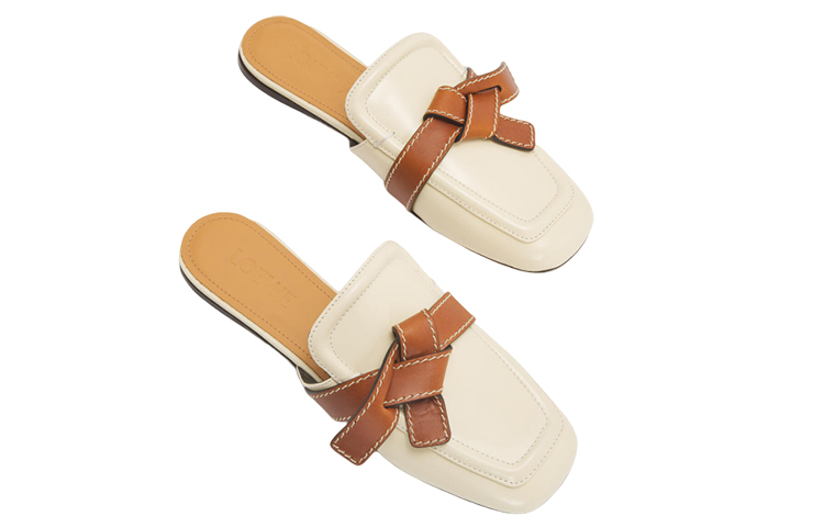 (W) LOEWE Gate Slides 'White Knot Detail' 圖 4
