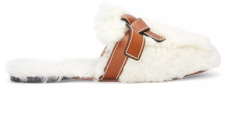 (W) 로에베 게이트 슬라이드 '화이트 쉐어링' L815379X57-1895 Order (W) 로에베 게이트 슬라이드 '화이트 쉐어링' L815379X57-1895