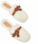 Shop (W) LOEWE Gate Slides 'Putih Shearling' L815379X57-1895
