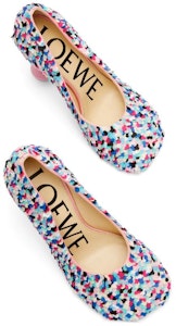 (W) LOEWE 多色皮革高跟便鞋 L814S01XA3-8894 Lookbook (W) LOEWE 多色皮革高跟便鞋 L814S01XA3-8894