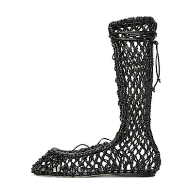 (W) LOEWE High-Top Boot 'Black Fashion'