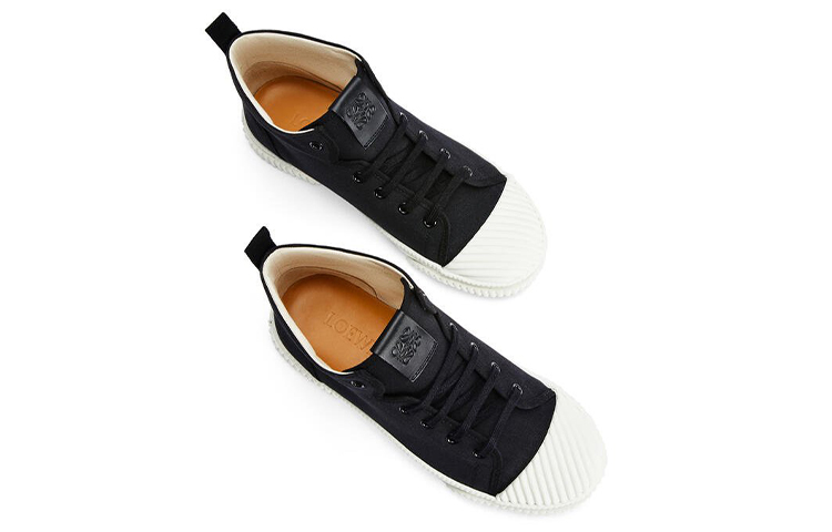(W) LOEWE High-Top Canvas 'Black' 圖 3