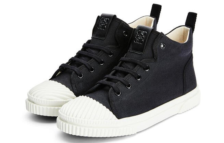 (W) LOEWE High-Top Canvas 'Black' 圖 4