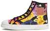 Buy (Women) LOEWE High-Top Canvas Sneaker 'Tricolor Pansy Red Yellow' L815282X41-8894