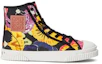 Order (Women) LOEWE High-Top Canvas Sneaker 'Tricolor Pansy Red Yellow' L815282X41-8894