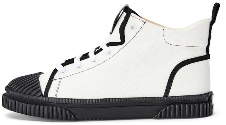 (Women) LOEWE High-Top Canvas Sneakers 'Cotton White' L815282X21-1950 Buy (Women) LOEWE High-Top Canvas Sneakers 'Cotton White' L815282X21-1950