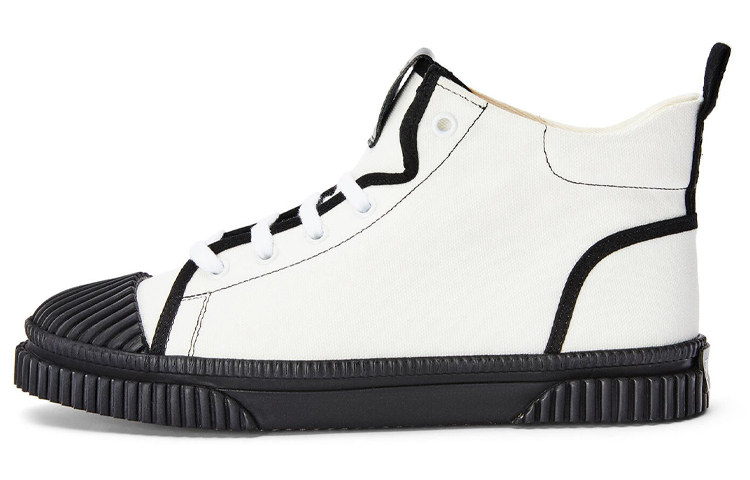 (Women) LOEWE High-Top Canvas Sneakers 'Cotton White' L815282X21-1950