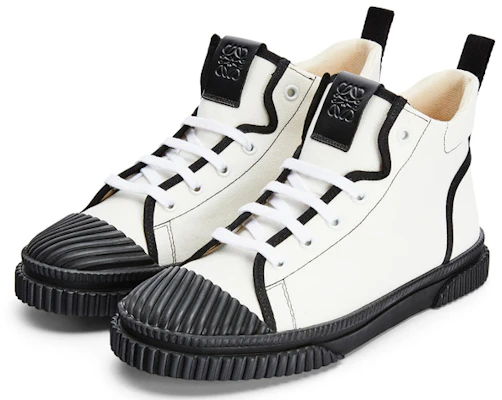 (W) LOEWE High-Top Canvas Sneakers ''Baumwollweiß'' L815282X21-1950 Lookbook (W) LOEWE High-Top Canvas Sneakers ''Baumwollweiß'' L815282X21-1950