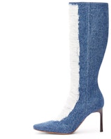 (Women) LOEWE High-Top Denim Boots 'Distressed Blue' L815285X36-6395 (Women) LOEWE High-Top Denim Boots 'Distressed Blue' L815285X36-6395
