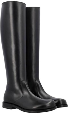 (Women) LOEWE High-Top Sneaker 'Black Leather' L814285X49L-1100 Shop (Women) LOEWE High-Top Sneaker 'Black Leather' L814285X49L-1100