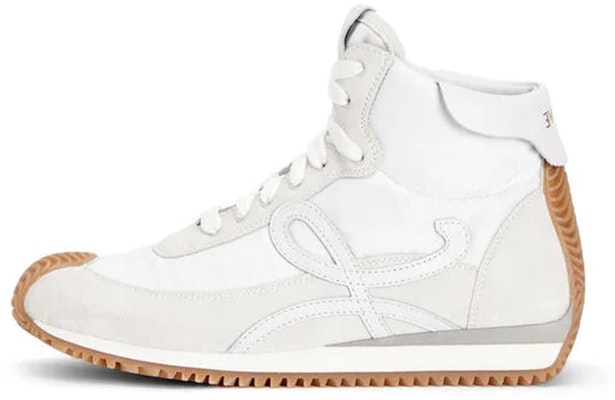 (Women) LOEWE High-Top Sneakers 'White Suede and Nylon' L815282X78-2100 Buy (Women) LOEWE High-Top Sneakers 'White Suede and Nylon' L815282X78-2100