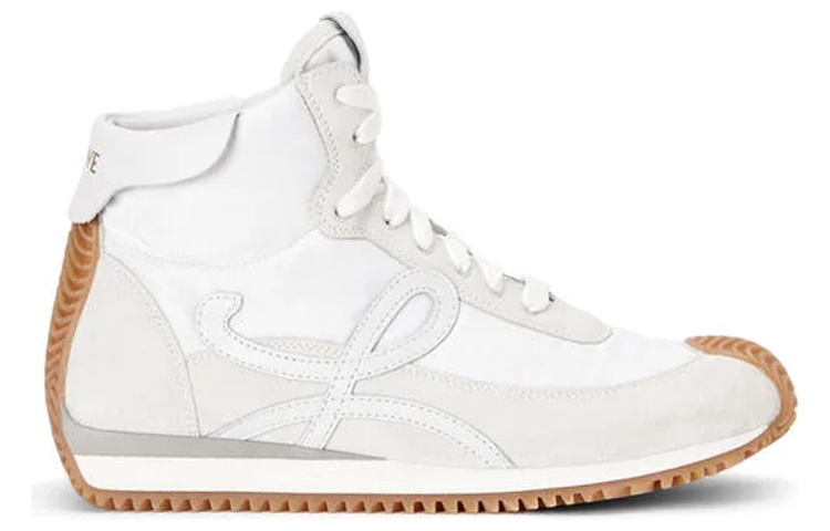 Order (W) LOEWE High-Top Sneakers ''Wit Suède en Nylon'' L815282X78-2100