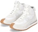 Lookbook (W) LOEWE Sneakers Tinggi 'Suede Putih dan Nilon' L815282X78-2100