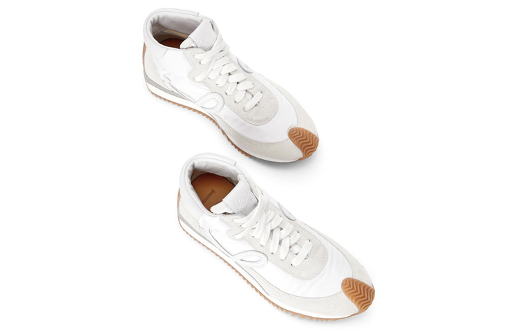 Purchase (W) LOEWE High-Top Sneakers ''Wit Suède en Nylon'' L815282X78-2100