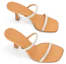 Shop (Women) LOEWE High Heel Fashion Sandals 'Silver Velvet Leather and Rhinestone Straps' L616465X23-1160