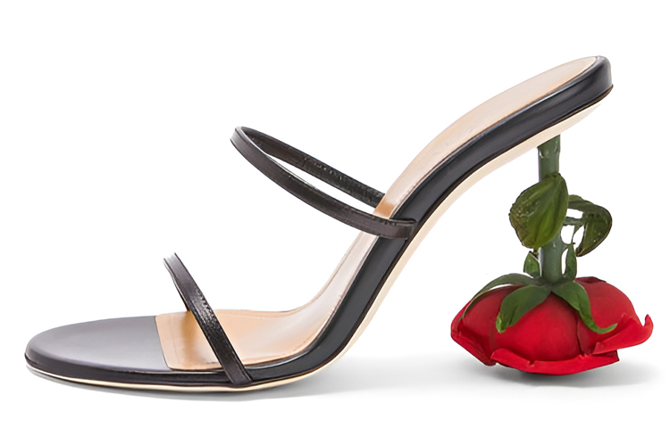 (W) LOEWE High Heel Sandals 'Valentine's Day Black'
