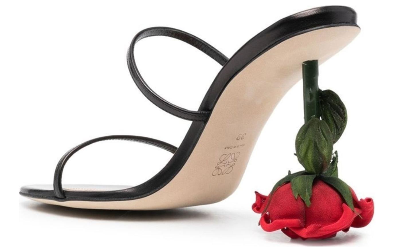 (W) LOEWE High Heel Sandals 'Valentine's Day Black' 圖 4