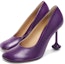 Lookbook (W) LOEWE Kasut Tumit Tinggi Slip-On 'Ungu' L814S01X64-8461