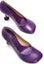 Shop (W) LOEWE Kasut Tumit Tinggi Slip-On 'Ungu' L814S01X64-8461