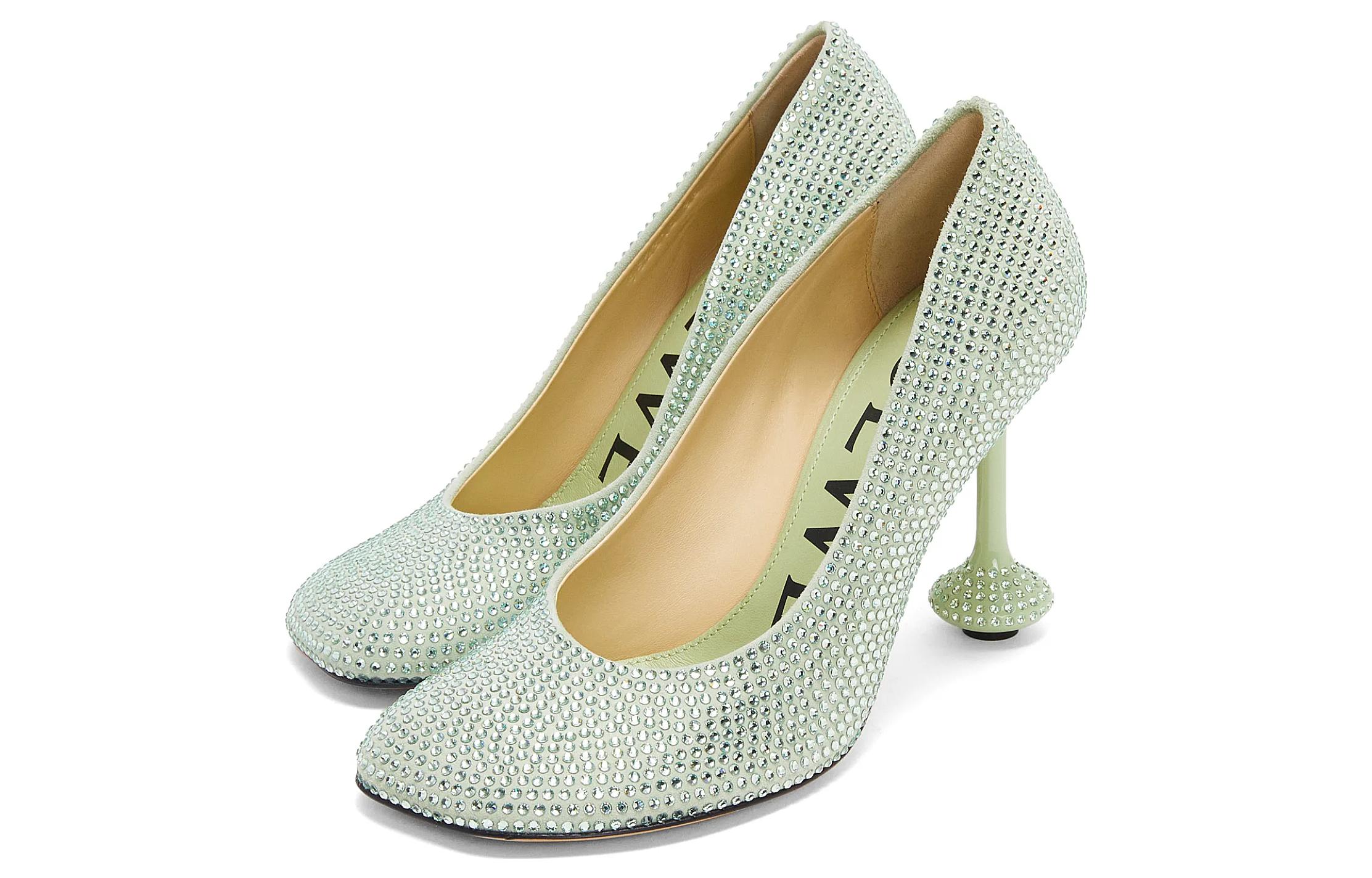 (W) LOEWE High Heel with Rhinestones 'Pistachio Green' 圖 3