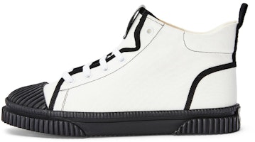 (Women) LOEWE High-Top Canvas Sneakers 'Cotton White' L815282X21-1950 (Women) LOEWE High-Top Canvas Sneakers 'Cotton White' L815282X21-1950