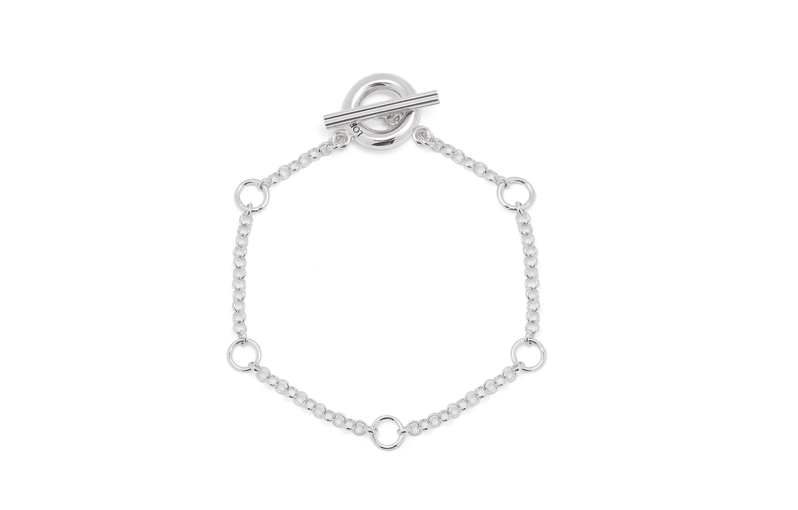 Order (Women) LOEWE Howl's Moving Castle Silver Chain Bracelet -  Silver Accessory. J643240X04-1160