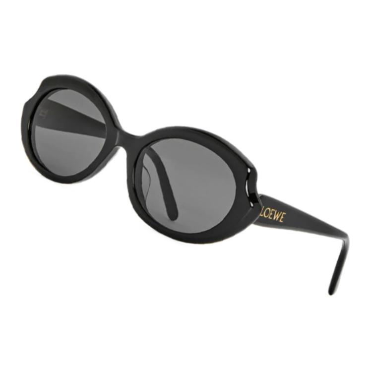 Lookbook (W) LOEWE 不规则黑色字母设计太阳镜 LW40147I